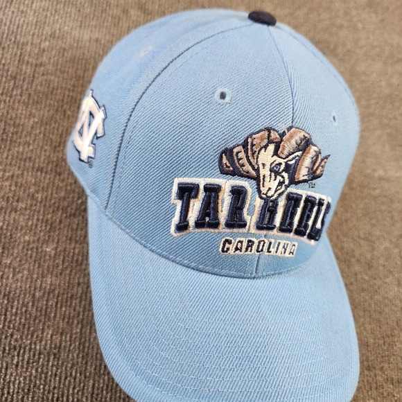UNC Tarheels Hat One Size Wool Blend Adjustable Y2K Carolina Blue Baseball Cap - Picture 1 of 8